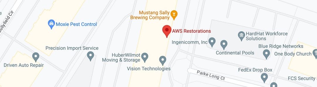 AWS Restoration Map